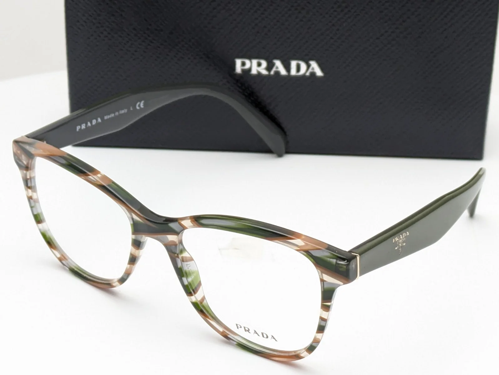 Prada VPR 12T VAO-1O1 Cateye Havana Frames Women